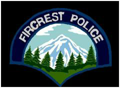 Fircrest Police Badge Logo