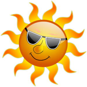 Sun with Sunglasses