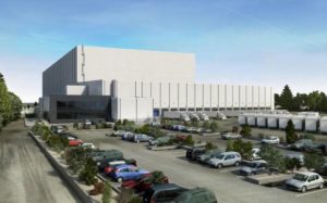 Cold Storage Warehouse Rendering
