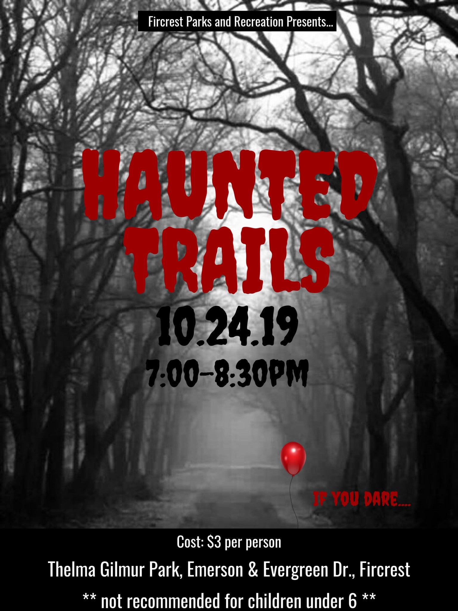 the haunted trails near me