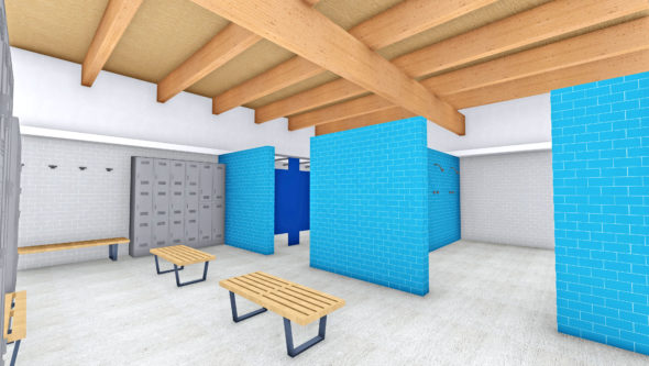 Pool Locker Rooms