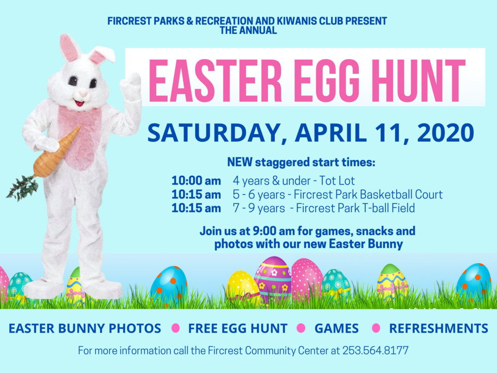 Easter Egg Hunt CANCELLED City of Fircrest