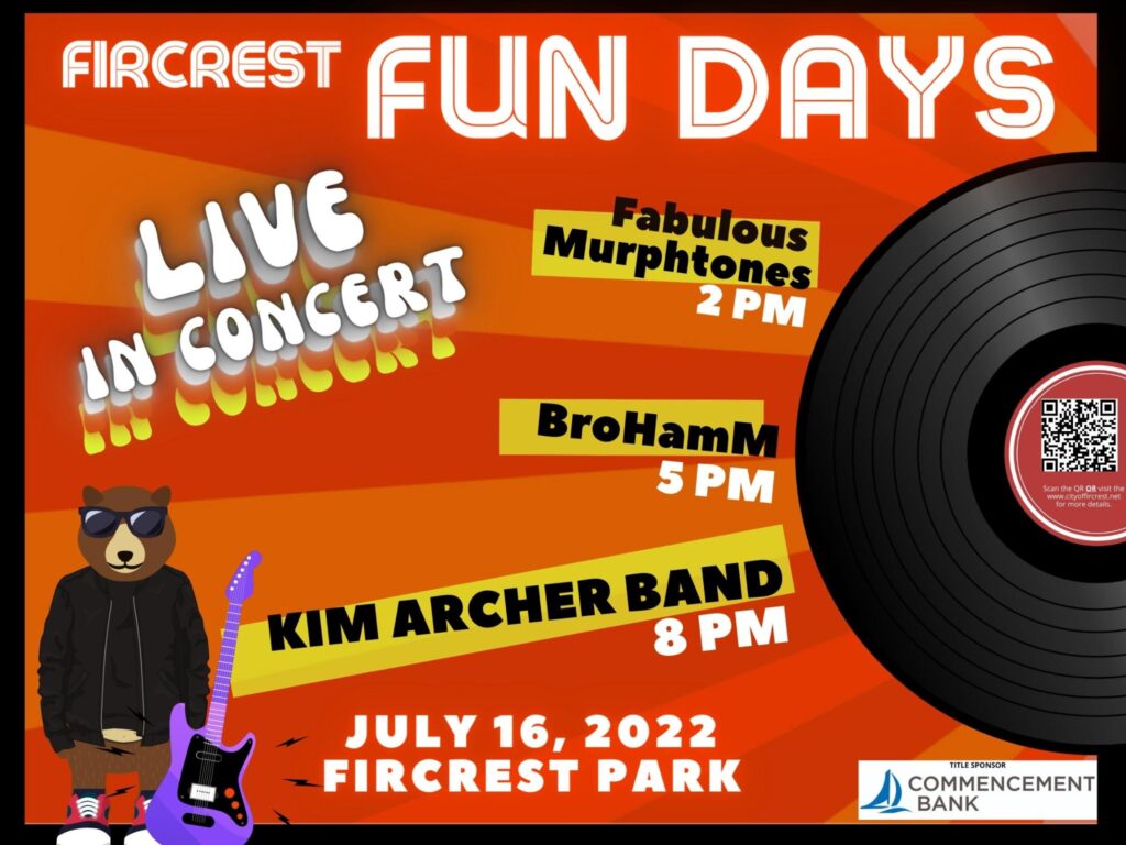 FIRCREST FUN DAYS City of Fircrest