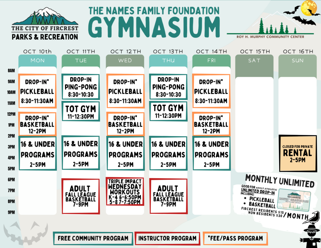 Roy H. Murphy Community Center City of Fircrest