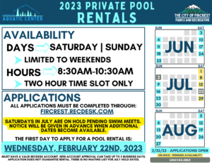2023 Private Pool Rentals