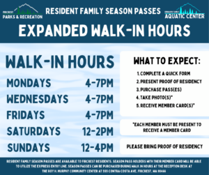 Graphic describing Expanded Walk-In Hours and What to Expect sections