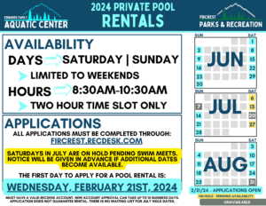 2024 Private Pool Rentals Flyer