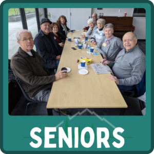 Seniors button linking to senior page