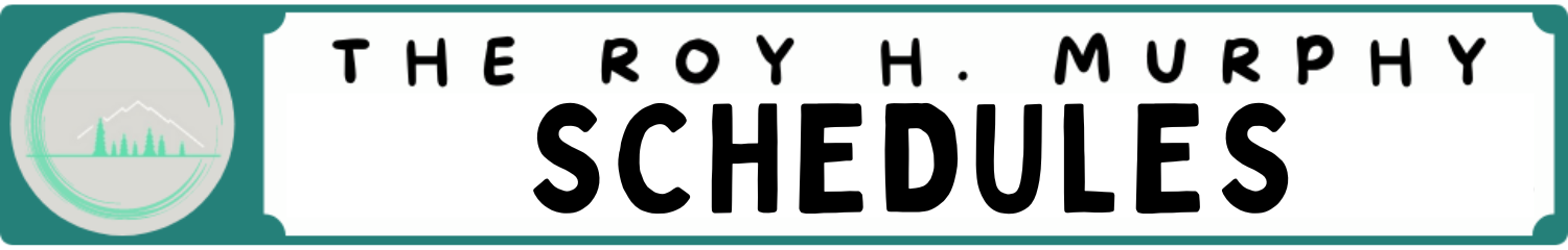 The Roy H. Murphy Schedules button